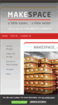 Mobile Screenshot of make-space.com