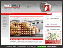 Tablet Screenshot of make-space.com